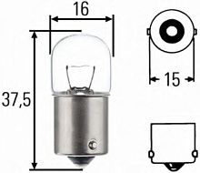 Лампа R5W 24V-5W  8GA002071241