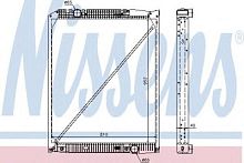 Радиатор низкая кабина MB 62649A
